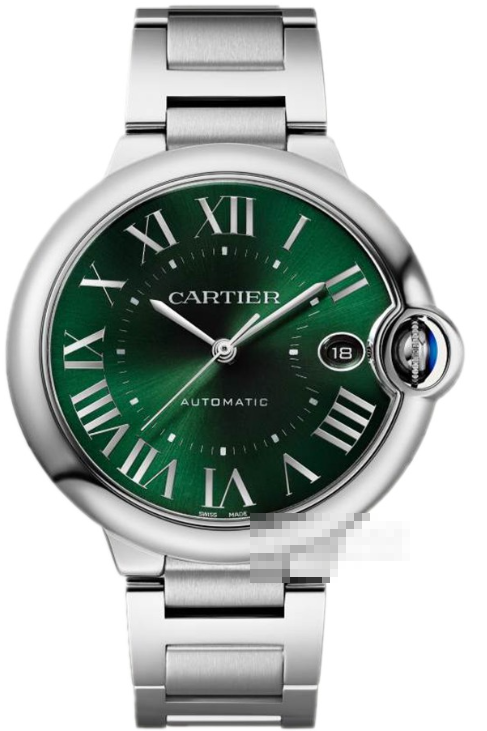 カルティエBallon Bleu de Cartier WSBB0071深緑の文字盤が誘う、洗練された大人の魅力